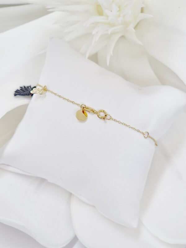 Bransoletka z czarnymi chwostami  1026