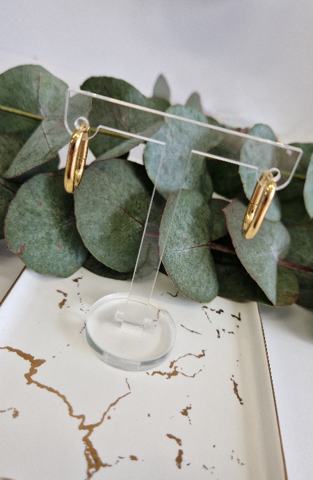 kolczyki elipsy owalne 1046