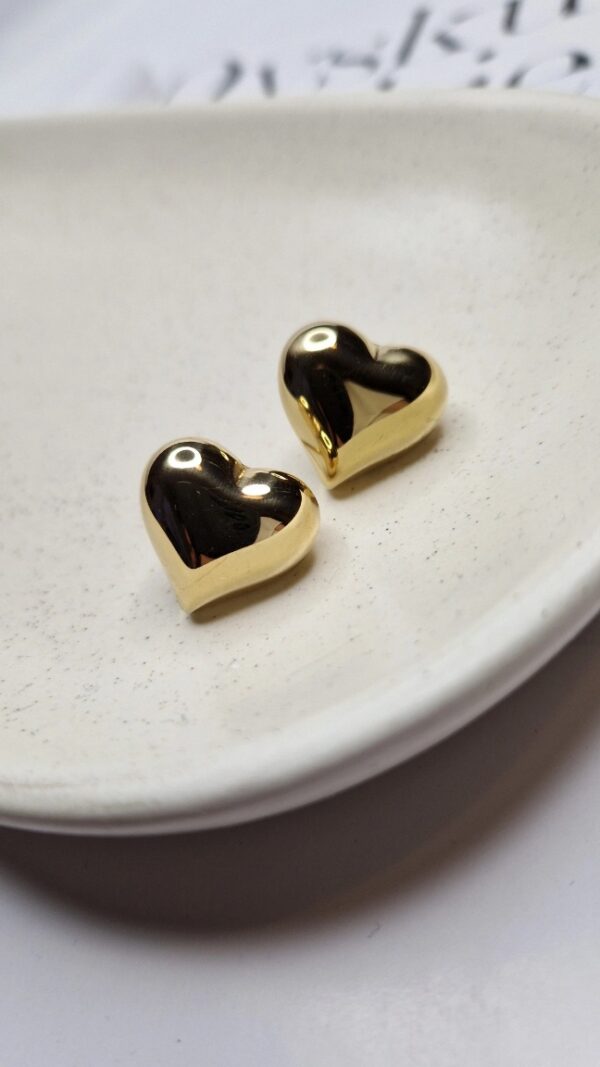 kolczyki dmuchane serca 1102