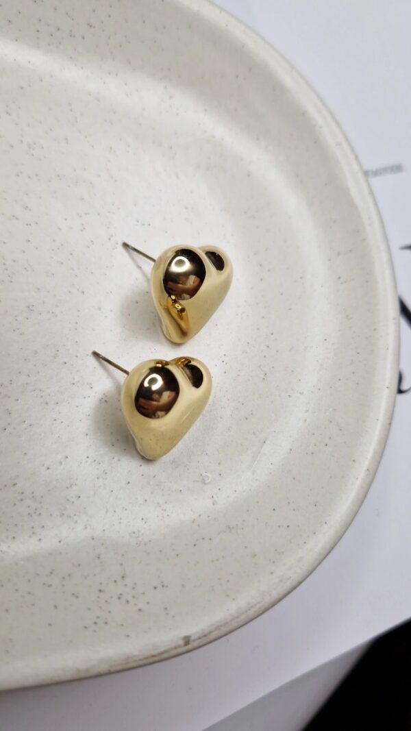 kolczyki dmuchane serca 1102