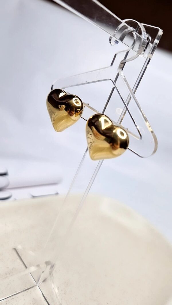 kolczyki dmuchane serca 1102