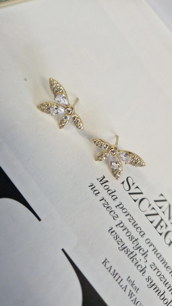 Kolczyki half flower 1131