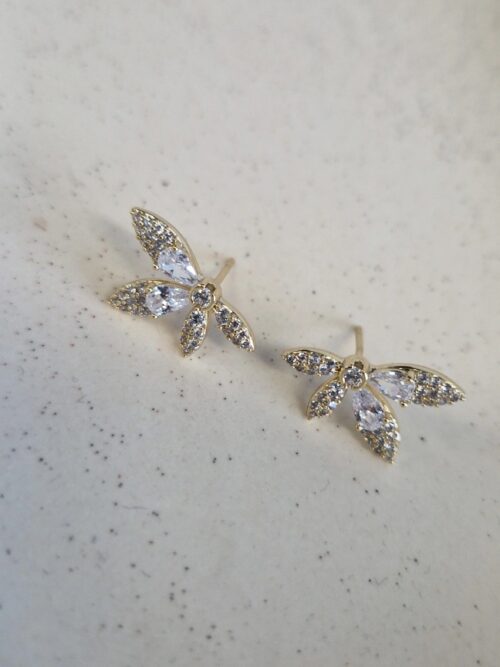 Kolczyki half flower 1131