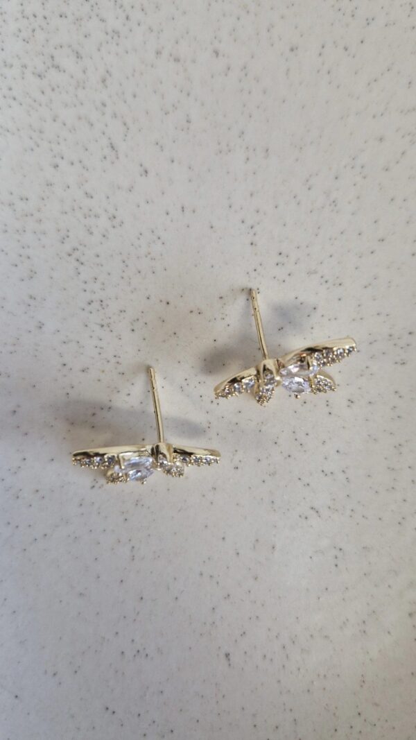 Kolczyki half flower 1131