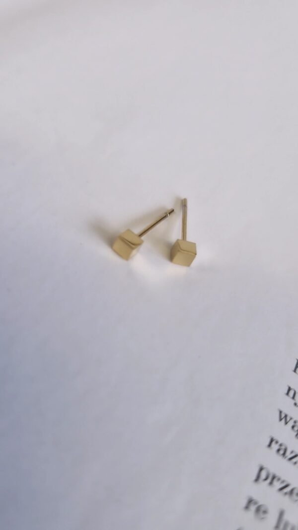 Kolczyki mini cube 1136