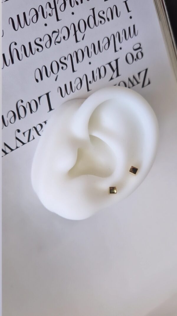 Kolczyki mini cube 1136