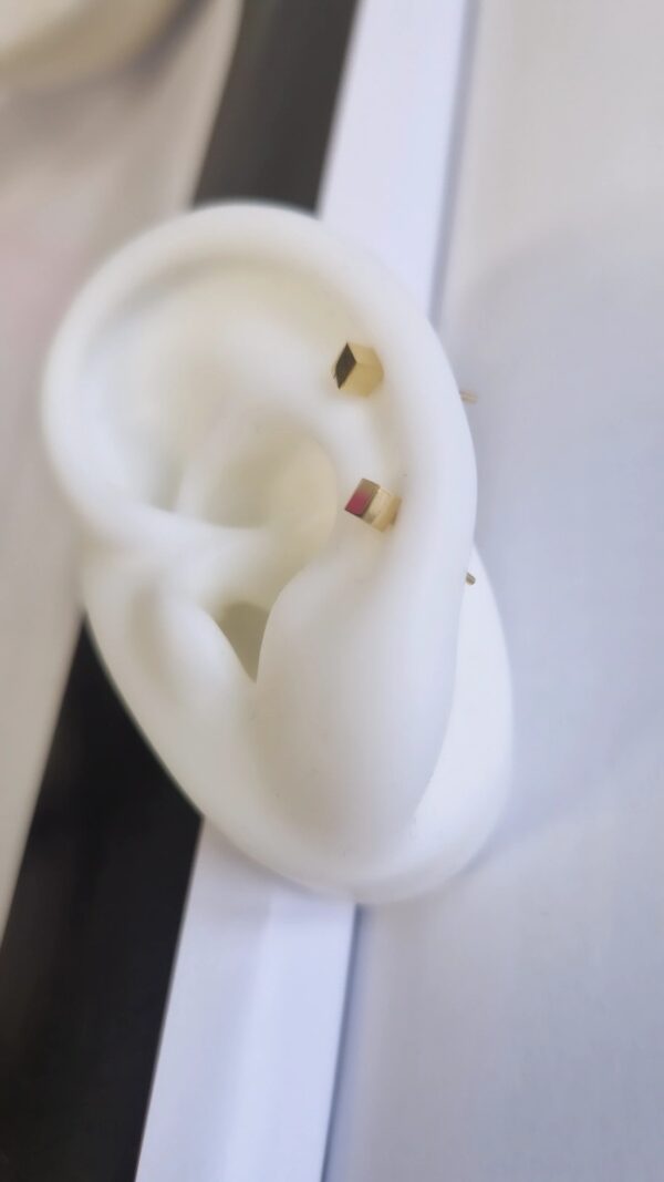 Kolczyki mini cube 1136