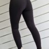 Legginsy modelujące gładkie czarne