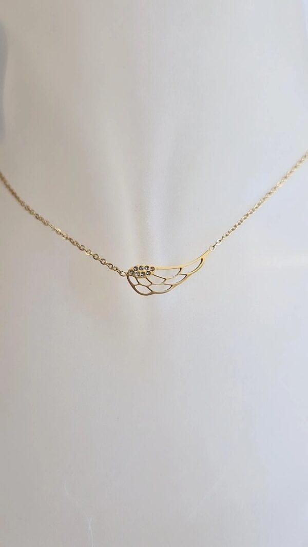 Naszyjnik Celebrytka Skrzydło Anioła 1150