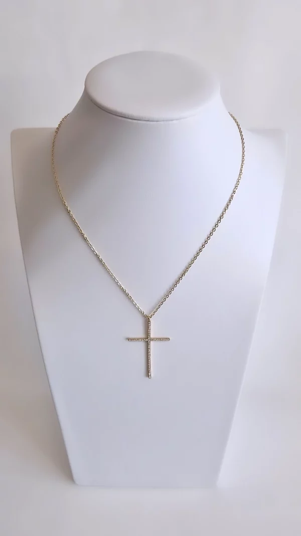 IMG_20240418_105618_522 Naszyjnik krzyżyk z cyrkoniami 1151