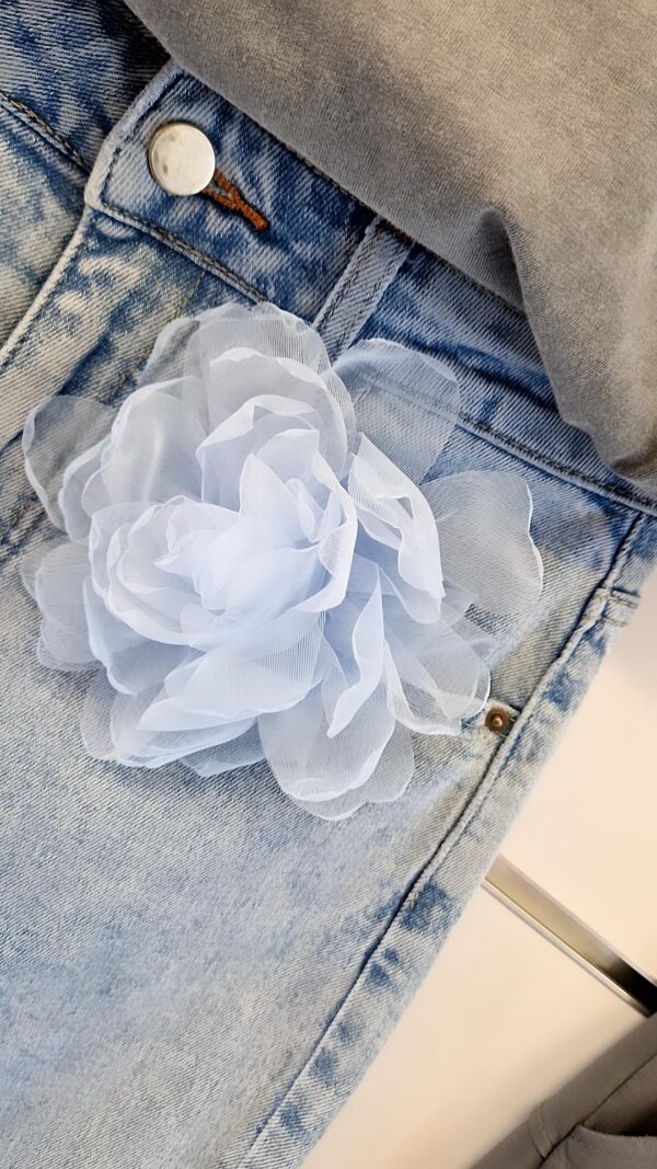 Broszka Kwiat Błękit