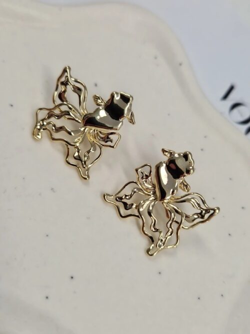 Kolczyki Ażur Złote 2001