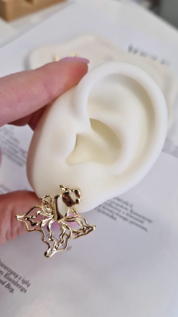 Kolczyki Ażur Złote 2001